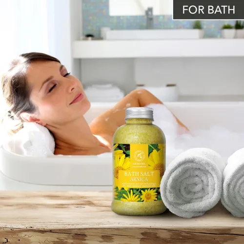 Miniatura 5 de Sales de baño de árnica de 21.16 onzas – Aceites esenciales de romero y abeto 100% naturales – sal marina Arnica 21.16 oz – Lo mejor para el baño