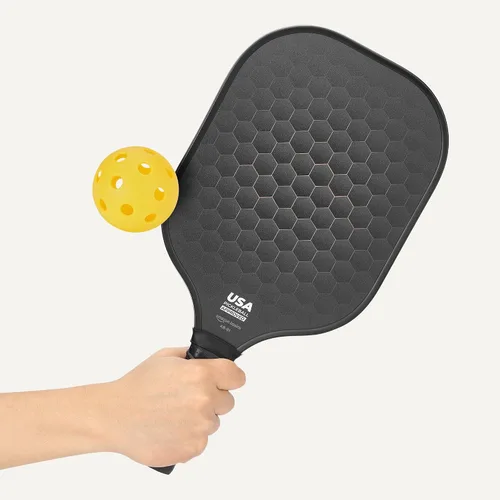 Miniatura 3 de Amazon Basics Paletas de pickleball, juego de 2 paletas aprobadas por USAPA incluidas 4 bolas