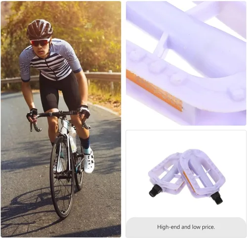 Miniatura 7 de Wakauto Pedales de bicicleta para niños, pedales de husillo de 1/2 pulgadas, antideslizantes, accesorios de bicicleta para 12 y 14 niños