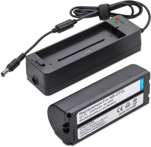 Batería NB-CP2L con cargador para impresoras fotográficas Canon SELPHY CP1300, CP1200, CP100, CP200, CP220, CP300, CP330, CP400, CP510, CP600,