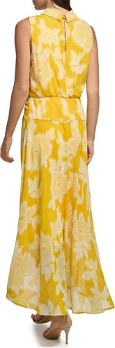 Miniatura 4 de Karl Lagerfeld Paris Vestido largo floral alto-bajo para mujer