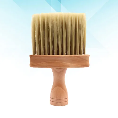 Miniatura 8 de KALLORY 2 unids peluquero cuello plumero cepillo profesional de corte de pelo kit para peluquería uso en el hogar mango para quitar el polvo