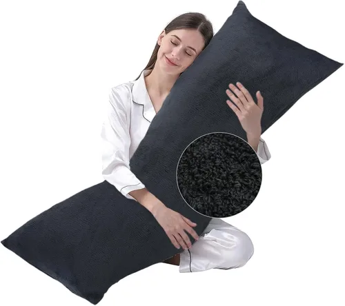 Miniatura 21 de DOWNCOOL Relleno de Almohada Grande para el Cuerpo - Almohada Transpirable de Cuerpo Completo para Personas que Duermen de Lado - Almohada de Cama
