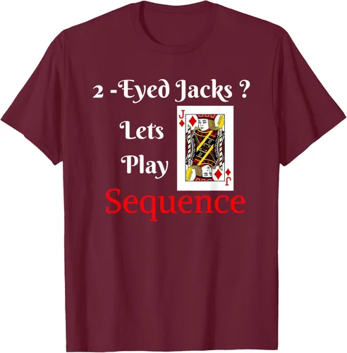 Miniatura 15 de Camiseta divertida con texto en inglés "I Have 2-Eyed Jacks Lets Play A Card Board Game