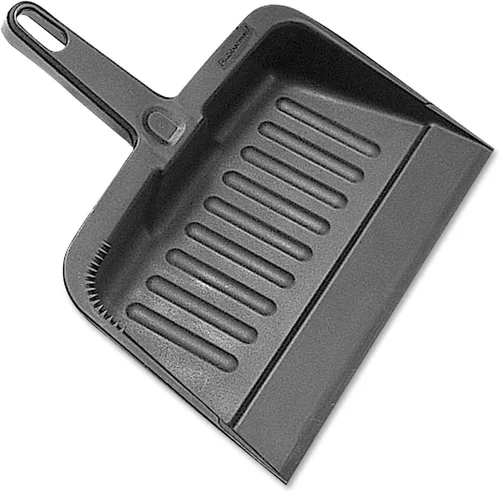 Miniatura 2 de Rubbermaid Commercial Products - Recogedor de alta resistencia, color carbón y escoba comercial de 12 pulgadas, color amarillo, cerdas naturales
