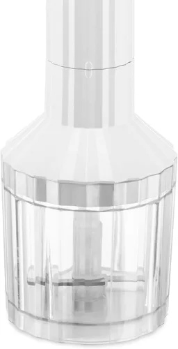 Miniatura 5 de Alessi Plissé MDL10SW/US - Batidora de mano con jarra medidora, batidora y picadora en resina termoplástica, enchufe estadounidense 200W, blanco