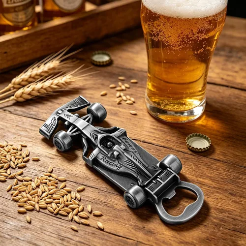 Miniatura 8 de LKKCHER Abrebotellas de automóvil, regalos de coche de carreras para hombres, abrebotellas de cerveza de coche de carreras únicos, regalos