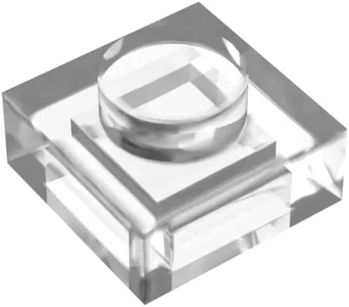 Miniatura 2 de Bloque de placa clásico a granel de 1 x 1, placa de construcción negra de 100 piezas, compatible con piezas y piezas 3024, 100% compatible con todas