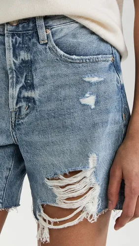 Miniatura 6 de Pistola Denim Devin - Pantalones cortos de talle alto para mujer
