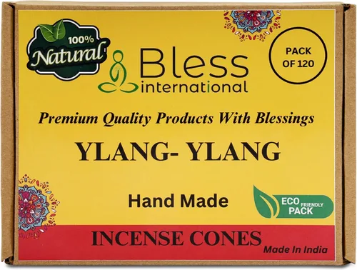Miniatura 2 de Bless International YLANG-YLANG - Conos de incienso 100% naturales hechos a mano, sumergidos a mano, orgánicos, sin productos químicos
