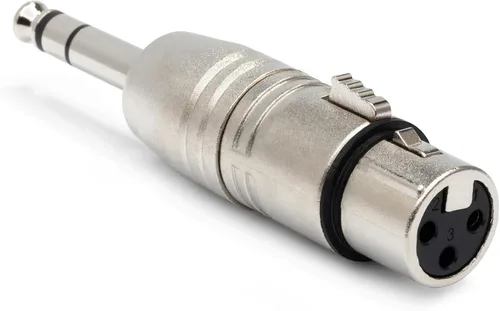 Miniatura 2 de Adaptador hembra XLR a macho balanceado de 14 de pulgada Hosa, GXP-143
