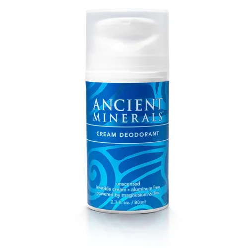 Miniatura 9 de Ancient Minerals Crema desodorante natural, aroma a eucalipto y menta, sin aluminio, desodorante vegano para mujeres y hombres con magnesio, zinc