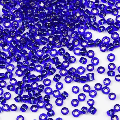 Miniatura 133 de Cuentas de semillas doradas transparentes de 4 mm al por mayor para hacer joyas, 110 gramos, aproximadamente 1600 piezas, cuentas de vidrio 6/0
