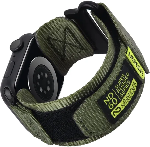 Miniatura 35 de Nereides Compatible con Correa de Apple Watch Ultra 3/2/1, Correa Deportiva de Nylon con Diseño Tejido para 49 mm (L, Negro)
