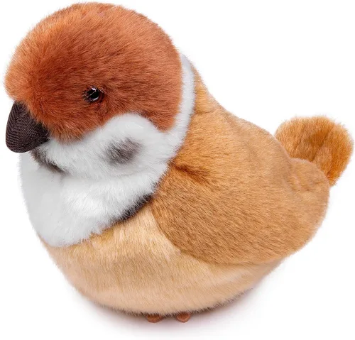 Miniatura 12 de Peluche de pájaro pequeño kiwi, animal de peluche realista de pájaro kiwi marrón de 5 pulgadas, lindo pájaro kiwi llavero de peluche como regalo