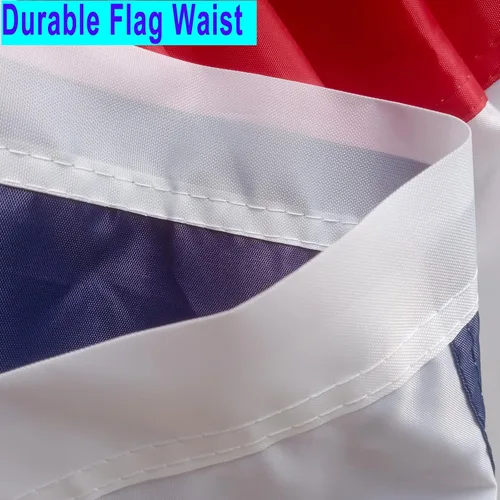 Miniatura 6 de Banderas bordadas para exteriores de 1.5 x 3 pulgadas, resistente decoración del 4 de julio, gruesa y bien cosida, banderines de bandera