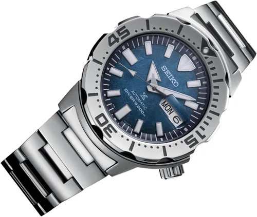 Miniatura 3 de Seiko Prospex SRPH75K1 Reloj automático con esfera azul de 656.2 ft para buceador, Azul, Buzo