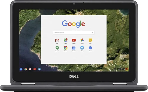 Miniatura 4 de Dell 2021 Chromebook convertible 2 en 1 con pantalla táctil de 11.6 pulgadas, procesador Intel Celeron de hasta 2.48 GHz, 4 GB Ram 16 GB SSD, HDMI
