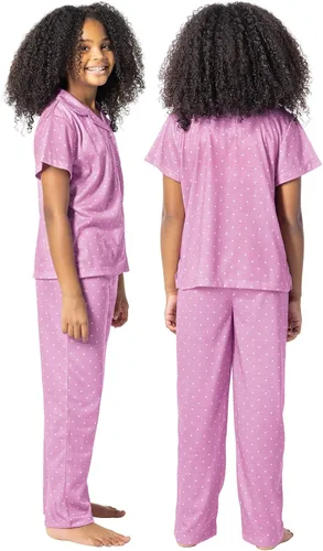 Miniatura 3 de PajamaGram Pajamas for Kids - Short Sleeve Button Down Pajamas for Boys & Girls