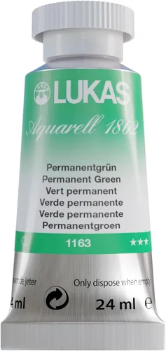 Miniatura 9 de Lukas 1862 Aquarell Artists' - Tubos de acuarela para artistas, color cian (primario), 0.8 fl oz, pintura de acuarela vibrante de grado profesional