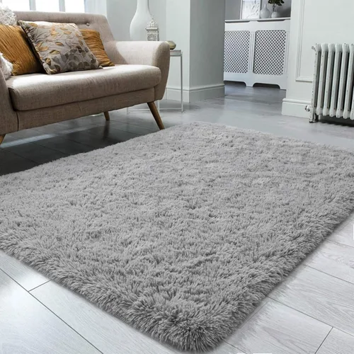 Miniatura 43 de Ompaa Alfombra esponjosa, alfombra mullida súper suave para dormitorio, sala de estar, alfombra grande de felpa de 6 x 9 pies, alfombra de pelo
