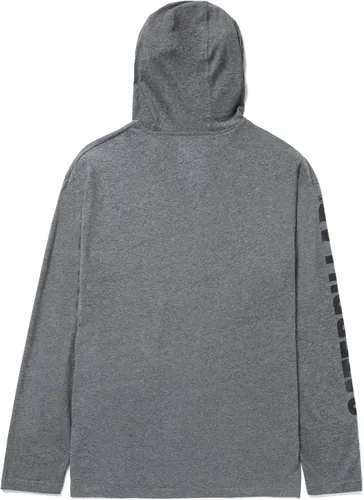 Miniatura 30 de Caterpillar Camisas largas con capucha para hombre con protección UPF 50, control de humedad y logotipo de gato en la manga