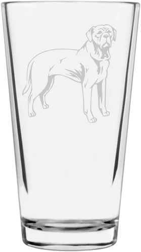 Miniatura 226 de Perro de Presa Canario - Vaso de pinta personalizado con temática de perro grabado multiusos, 16 onzas
