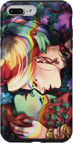 Miniatura 12 de iPhone 16 DC Comics Pride Harley Quinn & Poison Ivy Nose Touch Case