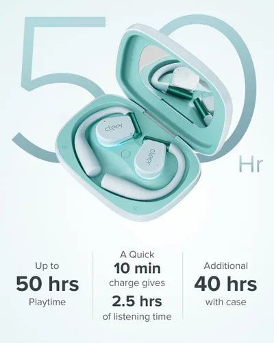 Miniatura 5 de Cleer ARC 3 Auriculares de Oído Abierto - Dolby Audio, Snapdragon Sound True Wireless Earbuds, Batería de 50Hr, Bluetooth 5.4, IPX 7, Multi-Punto
