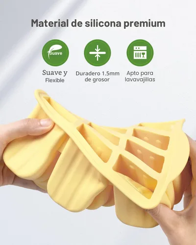 Miniatura 3 de MEETRUE - Moldes para paletas de silicona, 12 piezas, de fácil liberación, sin BPA, moldes para hacer paletas de hielo, hecho en casa, con 50 12