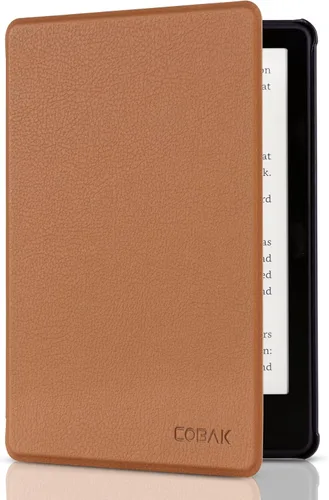 Miniatura 44 de CoBak Funda para Todos los Kindle Nuevos de 6 Pulgadas 2024 y 2022 (11ª Generación) - Cubierta Inteligente de Cuero PU, Suspensión y Activación