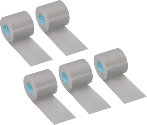 Miniatura 10 de PATIKIL Cinta de envoltura de tubería de 2.4 pulgadas x 36.1 pies, paquete de 5 tubos de cinta adhesiva de PVC, aislamiento de tubos de aire Blanco
