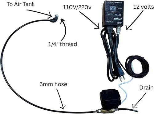 Miniatura 9 de Controlador de drenaje digital automático para compresores de aire
