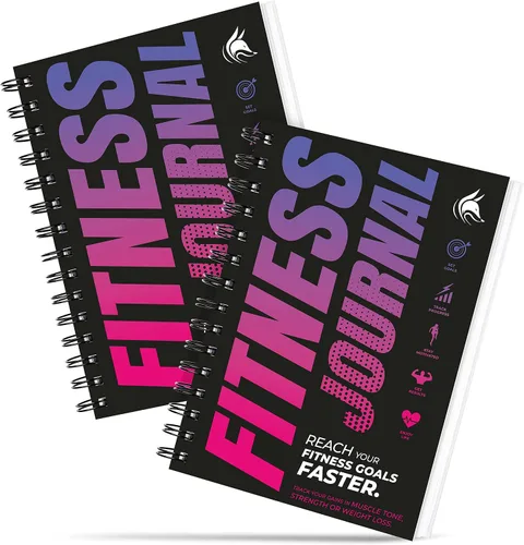 Miniatura 8 de Clever Fox Diario de Fitness Cuaderno de Registro de Entrenamiento - Planificador Diario de Fitness Diario de Entrenamiento para Mujeres y Hombres.