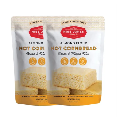 Miniatura 16 de Miss Jones Baking. Mezcla para Brownie Keto, sin azúcar añadida, naturalmente dulces, postres y golosinas. - Adecuadas para diabéticos, dietas