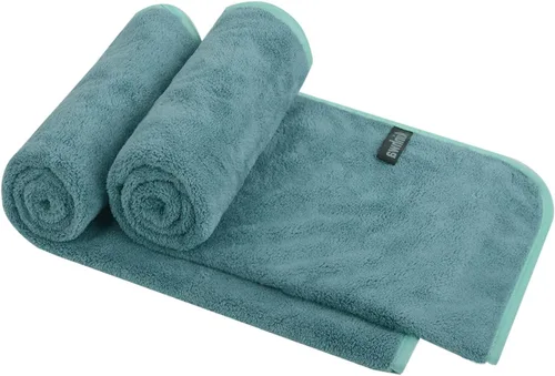 Miniatura 27 de KinHwa Toallas de mano de microfibra para baño, toallas faciales suaves y absorbentes, toallas de mano grises para baño, paños de lavado para spa