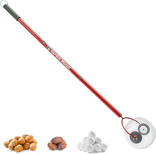 Miniatura 11 de GARDEN WEASEL Rodillo recolector de tuercas grande – Herramienta colectora de tuercas para nueces, pelotas de tenis y más – Recogedor de patio