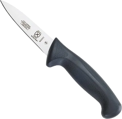 Miniatura 30 de Mercer Culinary M23880 Millennia Black Handle - Cuchillo para pan con mango negro, borde ondulado curvo de 10 pulgadas