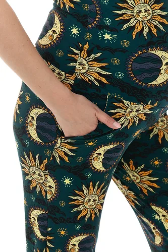 Miniatura 71 de Leggings Depot Pantalones de maternidad para mujer, sobre el vientre, pantalones deportivos casuales para descansar