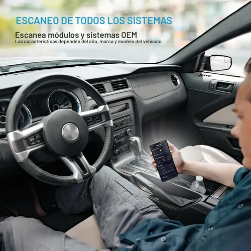 Miniatura 2 de BLCKTEC 430 Escáner Bluetooth OBD2 para iPhone y Android, sin cuota de suscripción, lector de códigos OBDII para automóvil, diagnostica el motor