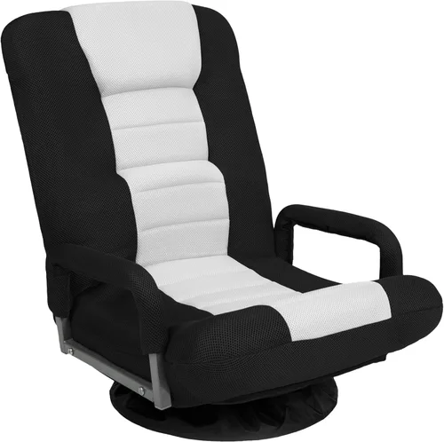 Miniatura 24 de Best Choice Products Silla Giratoria para Juegos de 360 Grados Silla de Piso Multiusos Mecedora para TV, Lectura, Jugar Videojuegos con Soporte