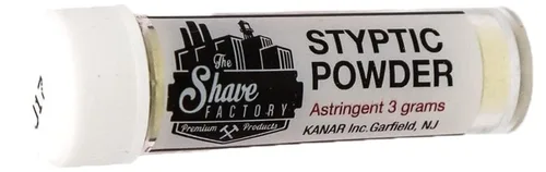 Miniatura 3 de The Shave Factory - Kit de afeitado, maquinilla de afeitar de borde recto, maquinilla de afeitar de un solo filo y polvo estíptico, kit de afeitado