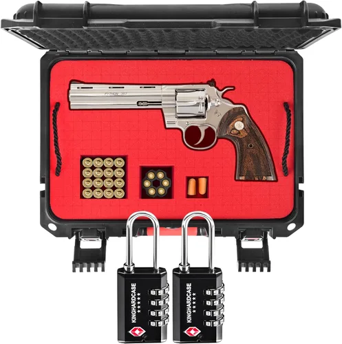 Miniatura 11 de Kinghardcase Estuche para Armas para Pistolas Aprobado por la TSA Estuche de Viaje para Armas de Fuego Estuche Duro para Pistola Glock Estuche