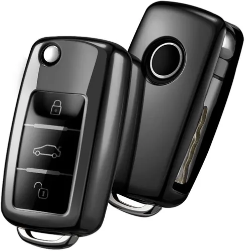 Miniatura 9 de ELOHEI para VW Funda para Llavero, Protección Completa de 361 Grados de TPU Suave Premium para VW Volkswagen Jetta, Beetle, Tiguan, Passat, Golf