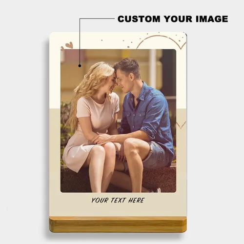 Miniatura 5 de Custom Style Marcos de Fotos Personalizados para Parejas con Impresiones de Fotos de Metal, Personaliza Tu Propio Marco de Fotos, Regalo de Imagen
