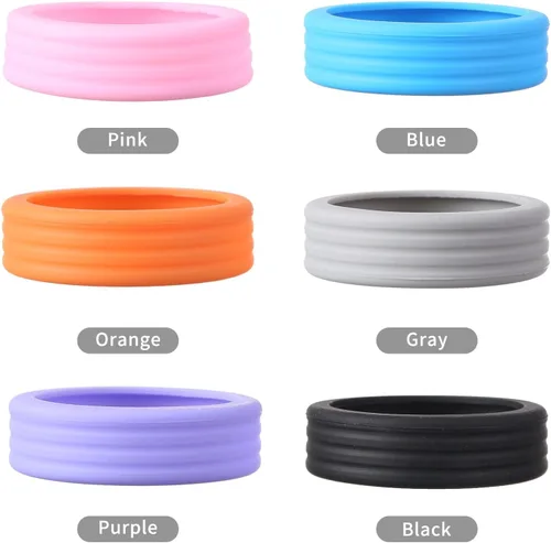 Miniatura 6 de Cubierta protectora de rueda para compartimiento de equipaje, 8 piezas, cubierta de protección silenciosa para ruedas de equipaje, fundas