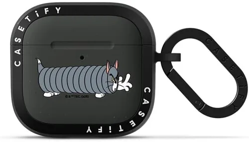 Miniatura 9 de CASETiFY AirPods Pro (1ª/2ª Gen) Estuche Bounce con Anillo [Colaboración Frozen] - Copo de Nieve de Anna - Taupe Mate