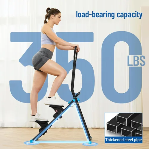 Miniatura 5 de HXD-ERGO Stair Stepper for Home, New Version 6 Adjustable Resistance Vertical Climber Cardio Exercise Machine, Folding Stair Climber for Full Body