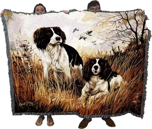 Miniatura 13 de Pure Country Weavers Manta con diseño de Springer Spaniel inglés "I Love My English Springer Spaniel", regalo para los amantes de los perros, manta