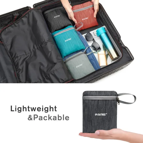 Miniatura 6 de G4Free Mochila de senderismo de 10L Mochila de viaje pequeña Mochila plegable ligera Mochila de hombro plegable casual